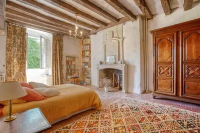 Coin salon dans l'établissement Le Castel