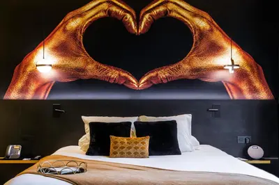 Un ou plusieurs lits dans un hébergement de l'établissement Hotel Leprince, Best Western Premier Collection