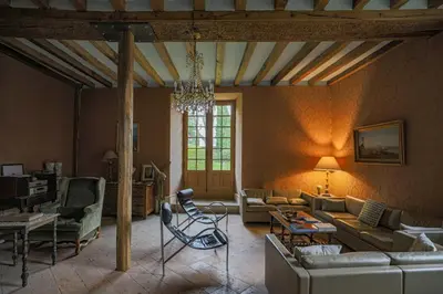 Coin salon dans l'établissement Clos Saint Léonard