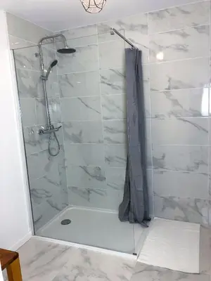 Salle de bains dans l'établissement Une parenthèse de confort à proximité du centre