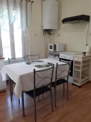 Cuisine ou kitchenette dans l'établissement Petite maison