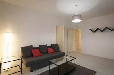 Coin salon dans l'établissement Appartement hypercentre au 2ème, ZOO - 24h du Mans