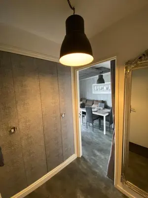 Cuisine ou kitchenette dans l'établissement Appartement du Val de Loire