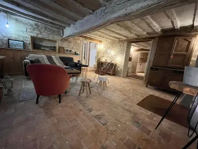 Cuisine ou kitchenette dans l'établissement Gîte au coeur d'une propriété équestre