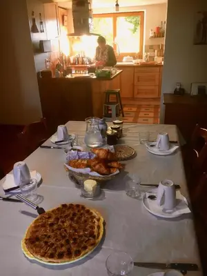 Nourriture dans le B&B/chambre d'hôtes ou à proximité