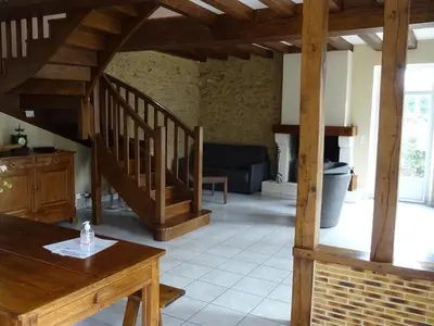 Plan de l'établissement Gîte familial avec jardin et vélos, proche Le Mans - FR-1-410-146