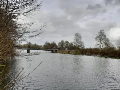 Vue sur la rivière ou le fleuve situé(e) à proximité de la maison de vacances