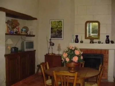 Plan de l'établissement Maison troglodytique avec WiFi, barbecue et cheminée - FR-1-410-156