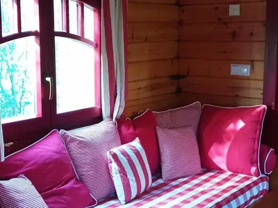 Plan de l'établissement Séjour Bucolique en Roulotte au Cœur d'une Ferme Familiale en Sarthe - FR-1-410-229
