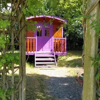 Séjour Bucolique en Roulotte au Cœur d'une Ferme Familiale en Sarthe - FR-1-410-229
