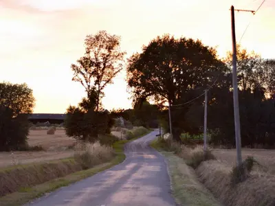 Paysage naturel près de la maison de vacances