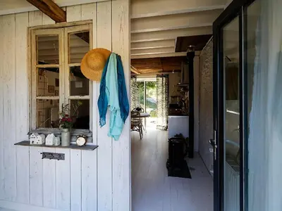 Plan de l'établissement Gîte cosy à la ferme près du Mans - Jardin, Terrasse, Poêle à bois, et Sérénité Rurale - FR-1-410-269