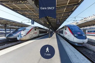 Plan de l'établissement A la Clef - Charmant studio proche gare et centre - Idéal PRO & Couple - WIFI