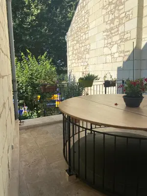 Balcon ou terrasse dans l'établissement Le Charles VII CHINON