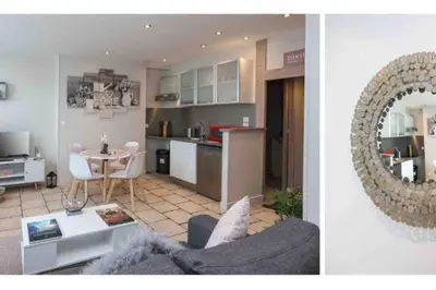 Cuisine ou kitchenette dans l'établissement Charme & Cocooning : Belle Vue sur la Loire