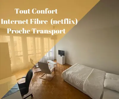 Plan de l'établissement Chambre DELUXE (Jupiter) calme-Gare & Hyper centre