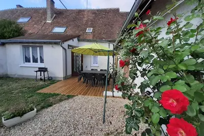 Jardin de l'établissement Gîte Le temps suspendu à PEZOU 41