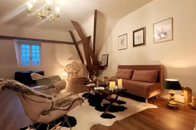 Plan de l'établissement Grand appartement place Saint-Pierre, proche Château de Saumur et bord de Loire