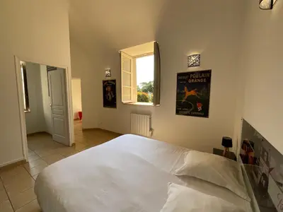 Un ou plusieurs lits dans un hébergement de l'établissement Appartement 