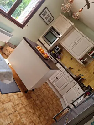 Cuisine ou kitchenette dans l'établissement Gemme de Montlouis