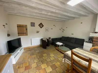 Coin salon dans l'établissement Gîte de la maison de Triboulet- Amboise