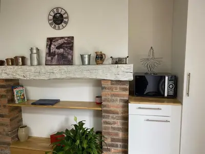 Cuisine ou kitchenette dans l'établissement Gîte de la maison de Triboulet- Amboise