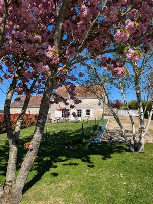 Jardin de l'établissement Gîte des Basses Rivières