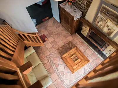 Cuisine ou kitchenette dans l'établissement Gîte de charme avec SPA et cheminée, près du Mans, 7 chambres, WIFI, en bord de forêt de Vibraye - FR-1-410-308