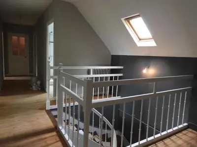 Un ou plusieurs lits dans un hébergement de l'établissement Gîte de charme au Mans, 4 chambres, grand jardin, terrasse, Wi-Fi, proche commerces - FR-1-410-318