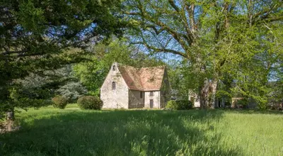 Jardin de l'établissement Manoir des Etrichets