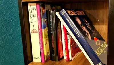 Bibliothèque dans l'appartement