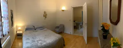 Un ou plusieurs lits dans un hébergement de l'établissement Appart T2 Prefecture et Centre Ville