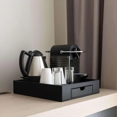 Plateau bouilloire dans l'établissement Hilton Garden Inn Tours Centre, France