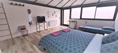 Plan de l'établissement Gîte La Belle Aventure avec piscine et jacuzzi