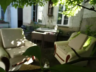 Coin salon dans l'établissement Vue splendide sur Chateau