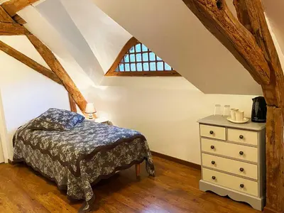Un ou plusieurs lits dans un hébergement de l'établissement Le Moulin de Pasnel