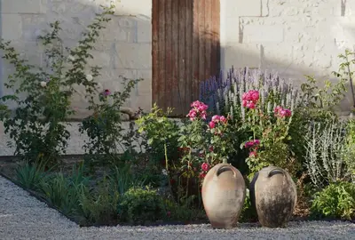 Jardin de l'établissement Ferme du bois de Veude