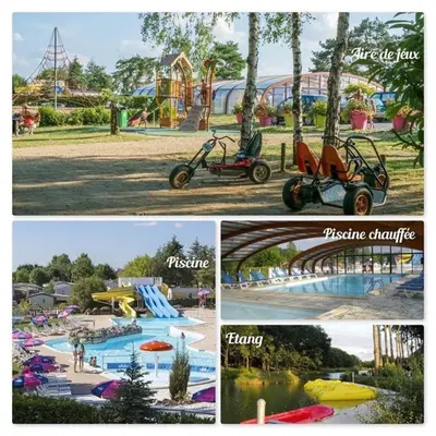 Piscine de l'établissement MOBILHOME 3 CH CAMPING 4* ou située à proximité