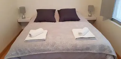 Un ou plusieurs lits dans un hébergement de l'établissement Le Gite de Myla au pied du Château Royal d'Amboise