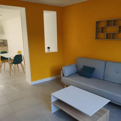 Coin salon dans l'établissement Appartement Cosy avec place de parking privée