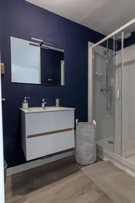 Salle de bains dans l'établissement DUPLEX LE SAINT JEAN