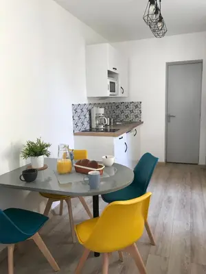 Cuisine ou kitchenette dans l'établissement Riva Lodge