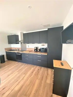 Cuisine ou kitchenette dans l'établissement La Maison d'Elena 1,5km du Zoo,confortable et détente assurée