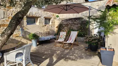 Jardin de l'établissement Au creux des vignes
