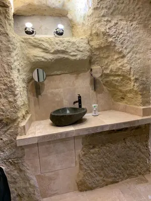 Salle de bains dans l'établissement Au Petit Nice