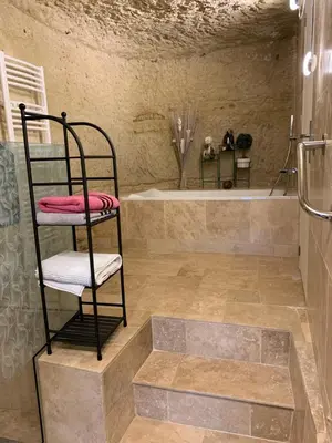 Salle de bains dans l'établissement Au Petit Nice