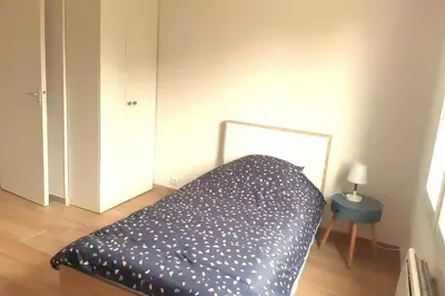 Un ou plusieurs lits dans un hébergement de l'établissement le Gîte de Cigogne