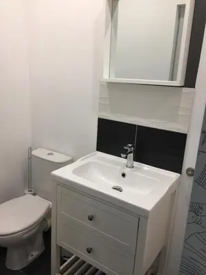 Salle de bains dans l'établissement le clos 7