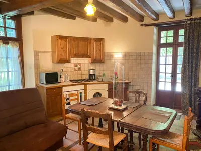 Cuisine ou kitchenette dans l'établissement Château de Montaupin