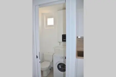 Salle de bains dans l'établissement Les Forges studio étage